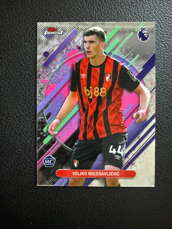 Topps Finest Premier League 25/26 Veljko Milosavljević RC