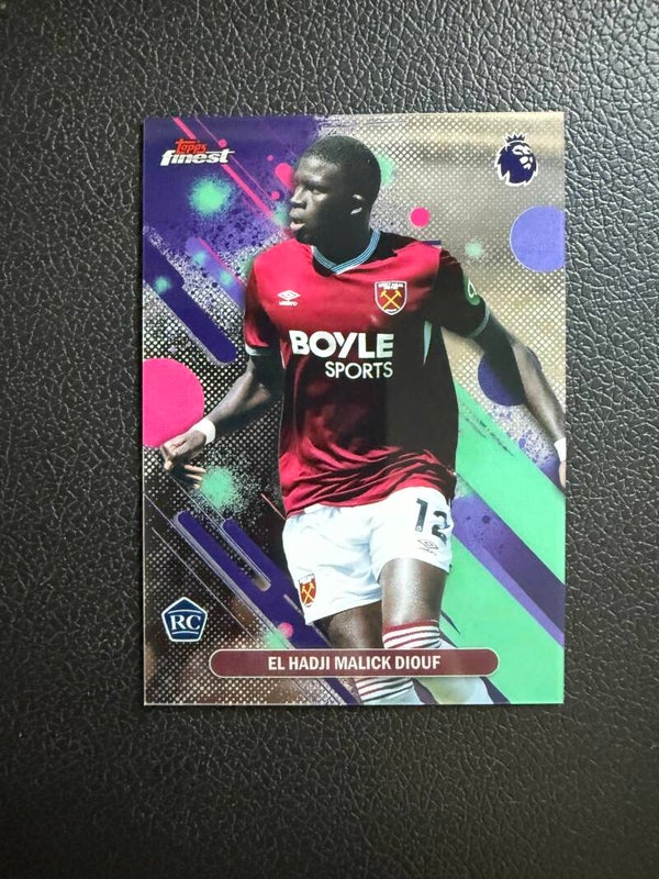 Topps Finest Premier League 25/26 El Hadji Malick Diouf RC