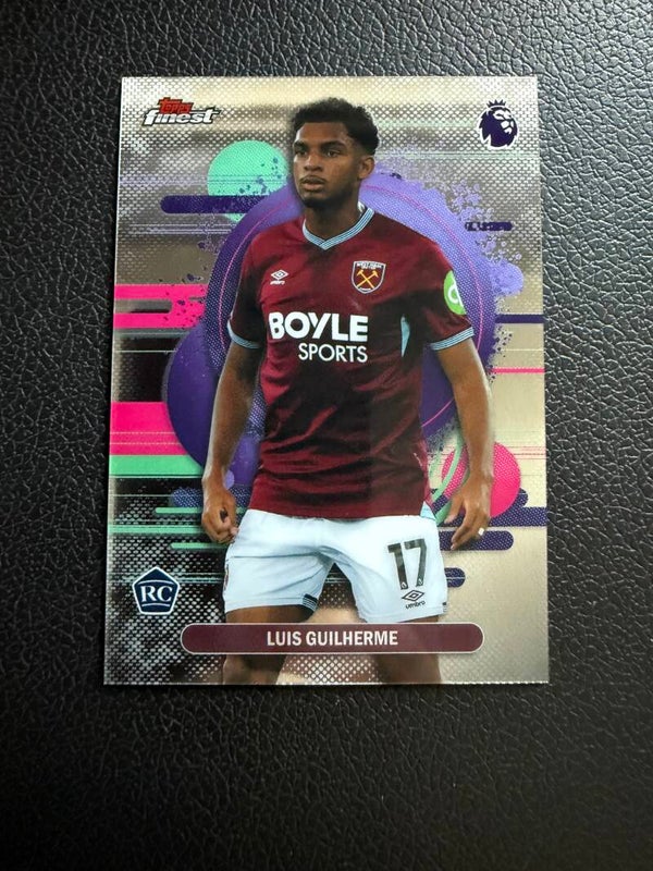 Topps Finest Premier League 25/26 Luis Guilherme RC