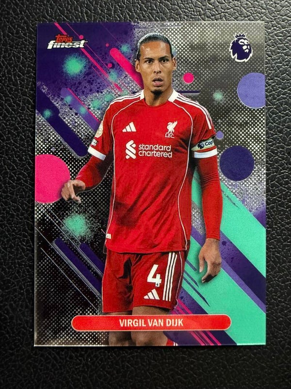 Topps Finest Premier League 25/26 Virgil van Dijk