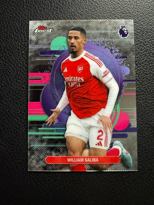 Topps Finest Premier League 25/26 William Saliba