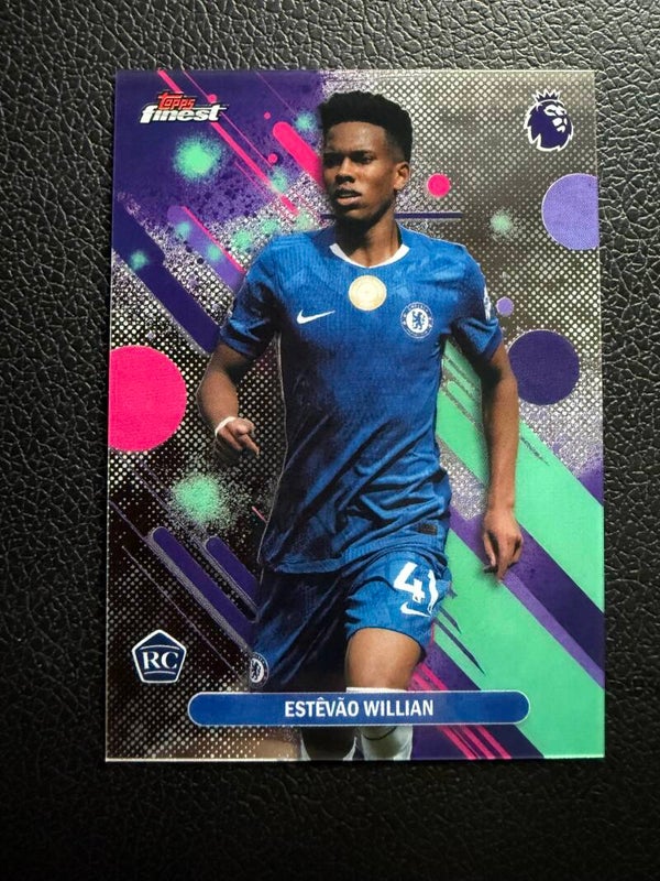 Topps Finest Premier League 25/26 Estêvão Willian - RC