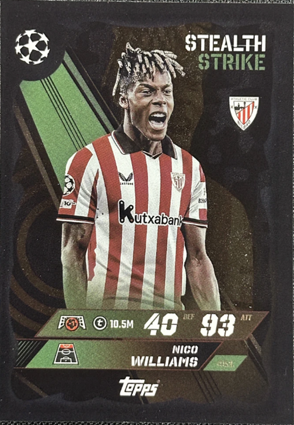 Topp Match Attax Extra 25/26 Nico Williams