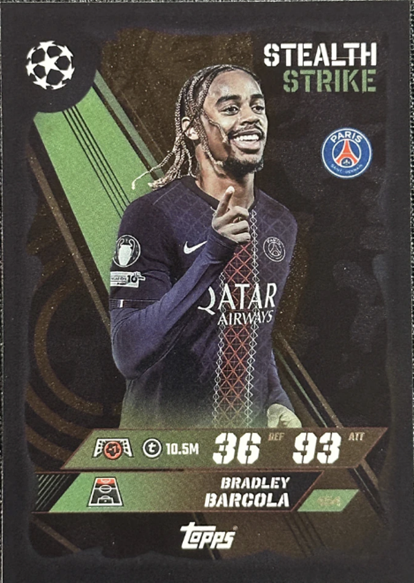 Topp Match Attax Extra 25/26 Bradley Barcola