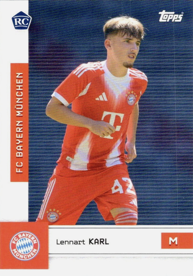 Topps Bayern München Team Set 25/26 Lennart Karl RC