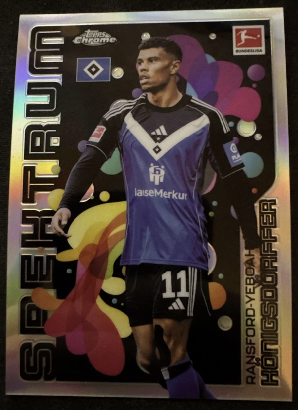 Topps Bundesliga Chrome 25/26 Ransford Yeboah Köningsdörffer