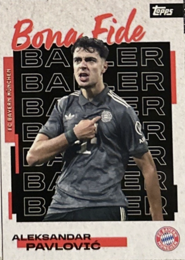 Topps Bayern München Team Set 25/26 Aleksandar Pavlovic