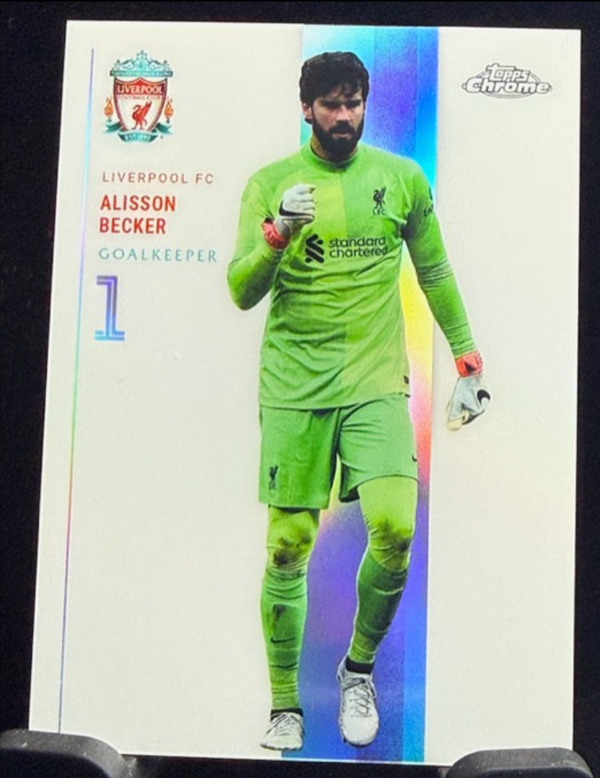 Topps Liverpool Chrome Premier League 23/24 Alisson Becker