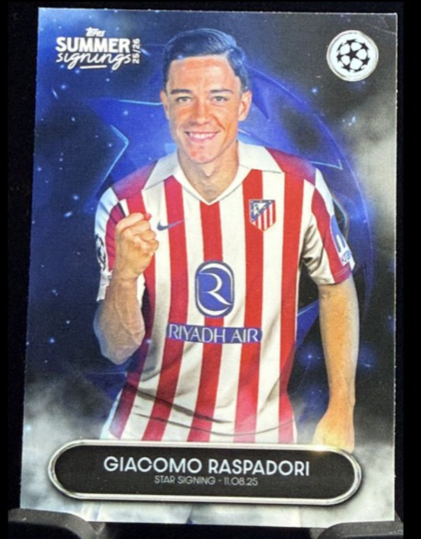 Topps Summer signings 25/26 Giacomo Raspadori