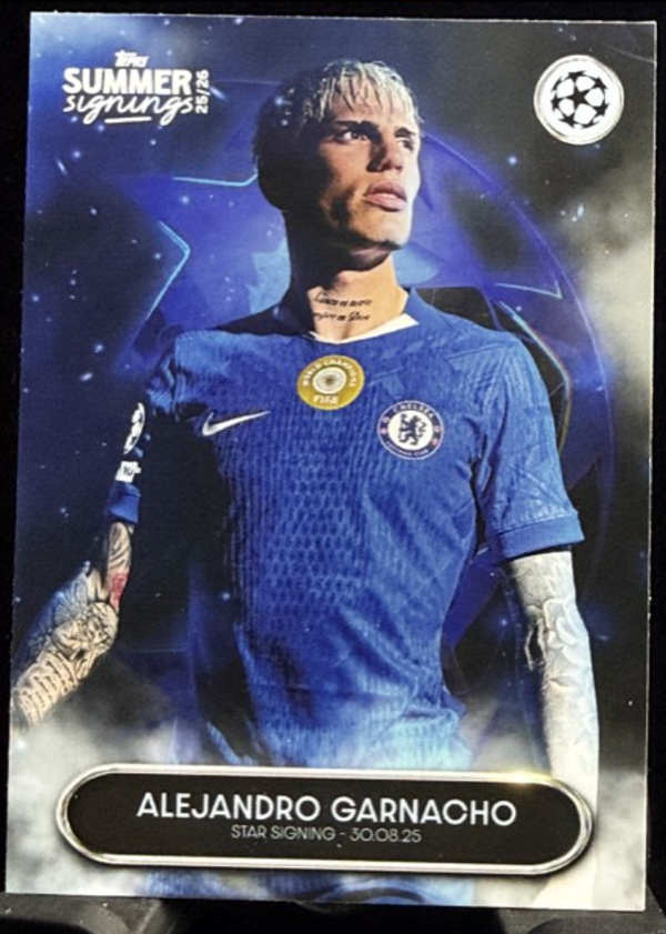Topps Summer signings 25/26 Alejandro Garnacho