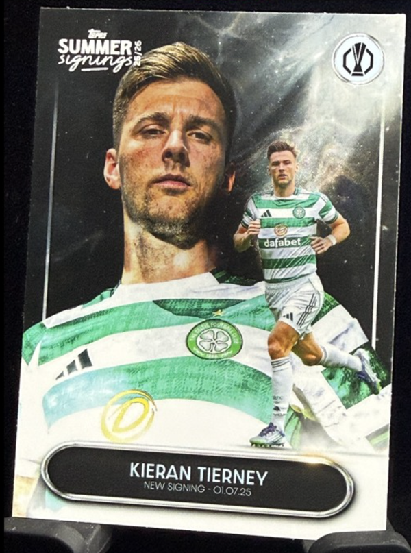 Topps Summer signings 25/26 Kieran Tierney