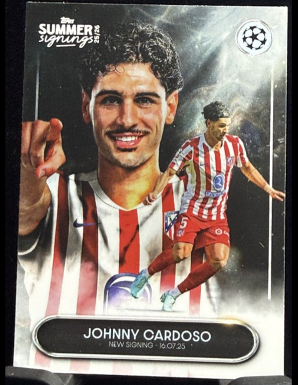 Topps Summer signings 25/26 Johnny Cardoso