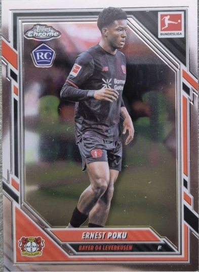 Topps Bundesliga Chrome 25/26 Ernest Poku RC