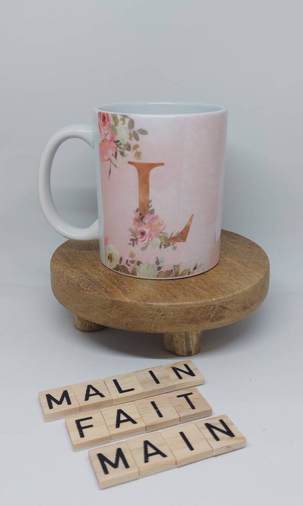 MUG - lettre floral