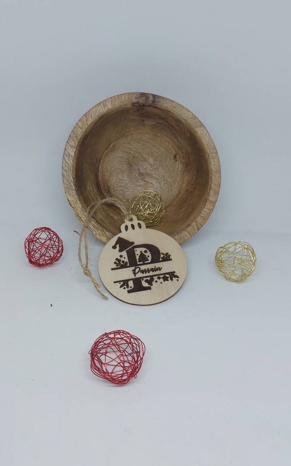 BOULE DE NOEL - INITIALE