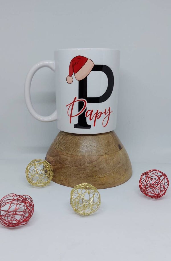 MUG DE NOËL- INITIALE