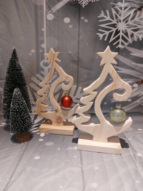 SAPIN EN BOIS - Modèle 2