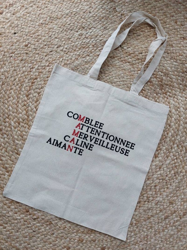 TOTE BAG - mots croisés