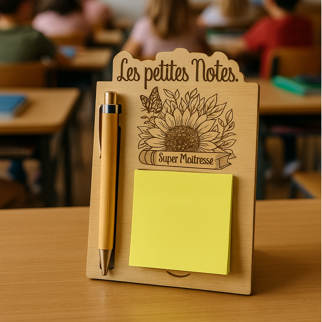 Support post it Maître /Maitresse