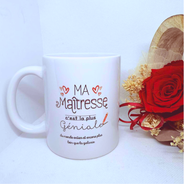 Mug Maitresse la plus géniale