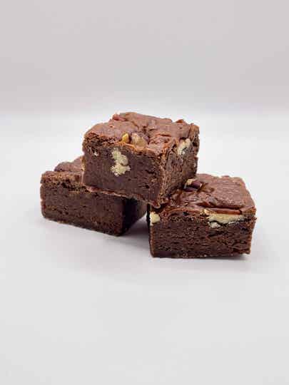 Fudge pecan brownies vegan