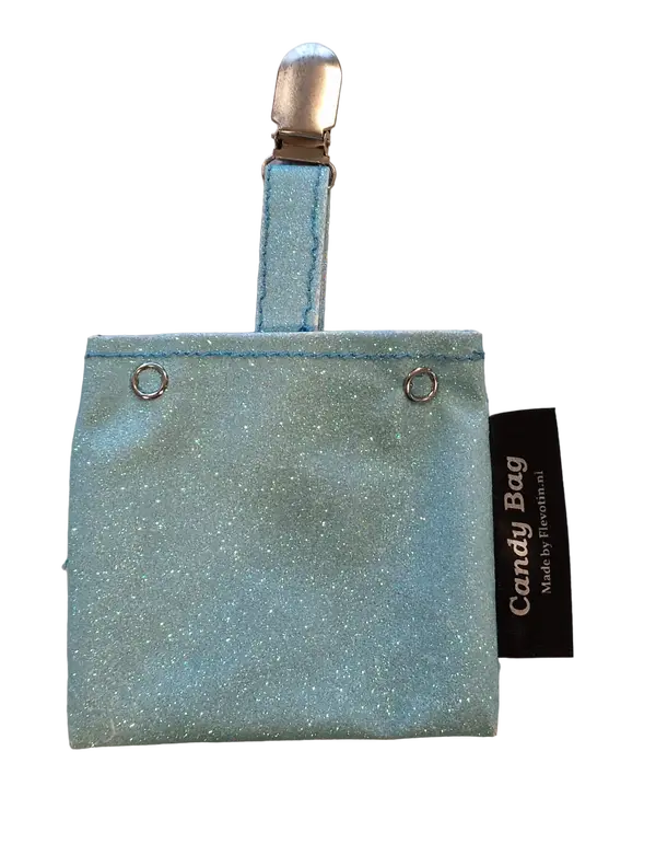 Candy Bag aqua glitter