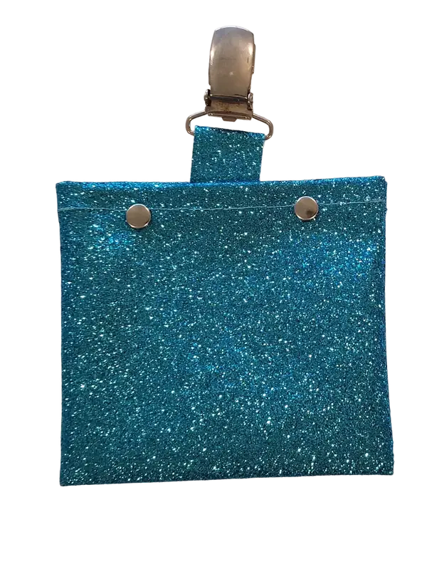 Candy Bag blauw glitter