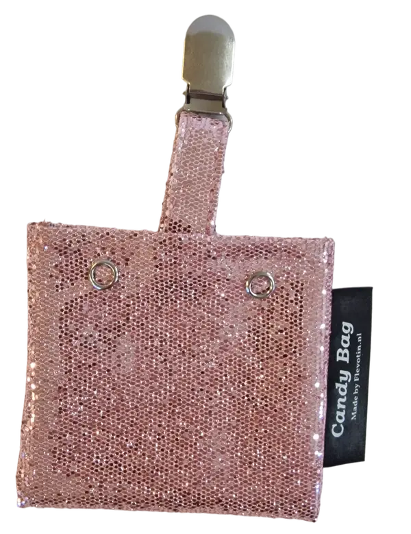 Candy Bag pink glitter