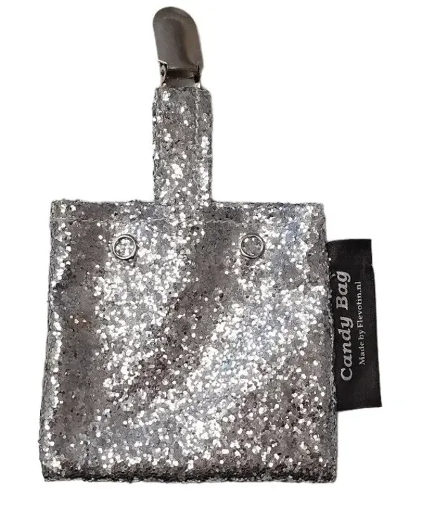Candy Bag silver glitter