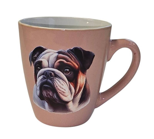 Mok met Engelse bulldog