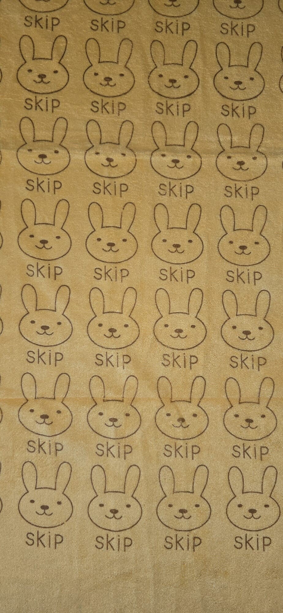 Skip dierenhanddoek absorberende microvezel Geel