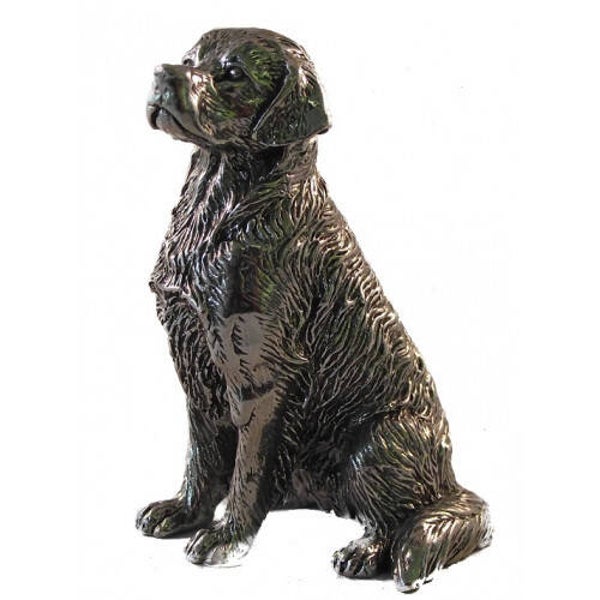 Golden retriever zittend