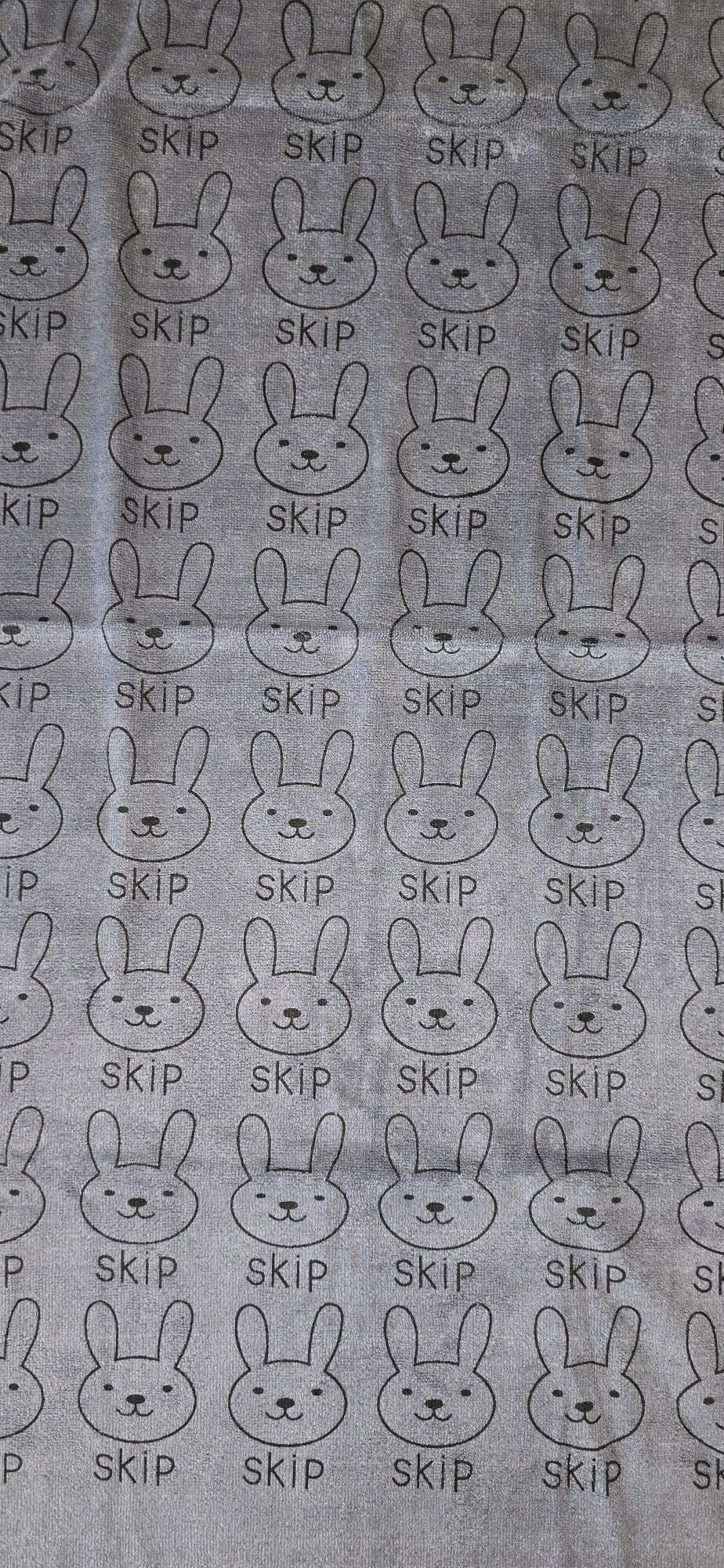 Skip dierenhanddoek absorberende microvezel grijs