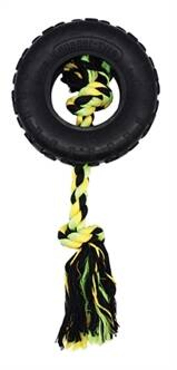 Grrrelli Tyre Tugger Zwart Groen 36x14x4cm