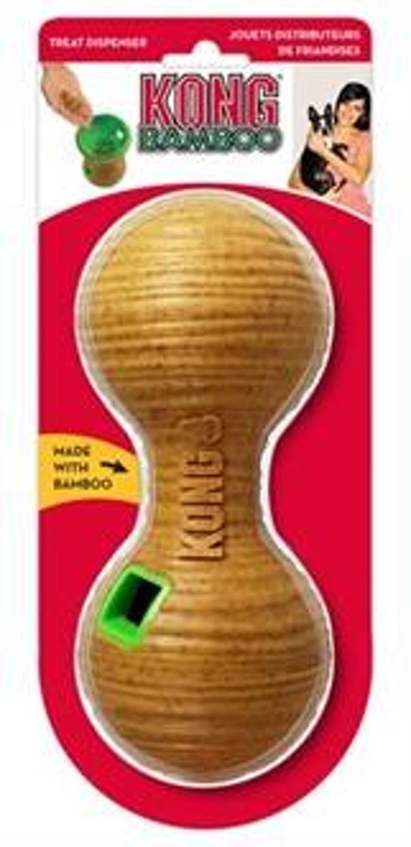 Kong Bamboo Feeder Dumbell Voerbal 20,5