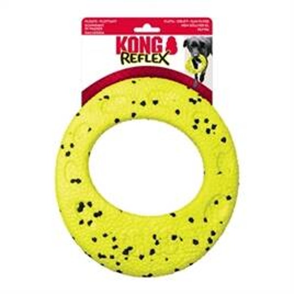 Kong Reflex Flyer Geel 24X22X3 cm