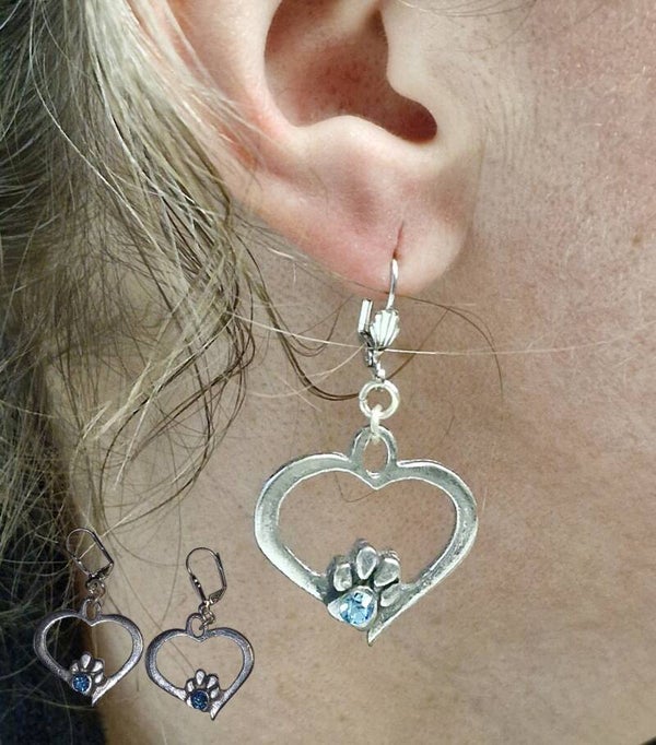 Oorbellen met groene Swarovski