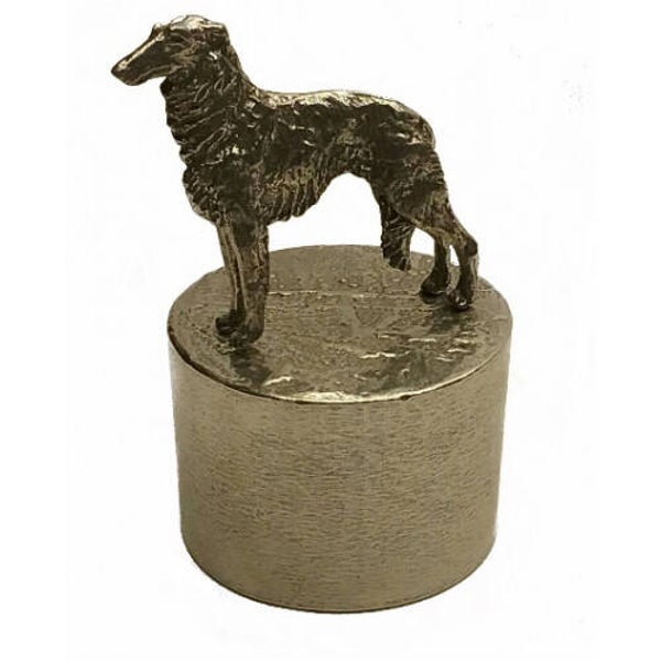 Urn van een Borzoi