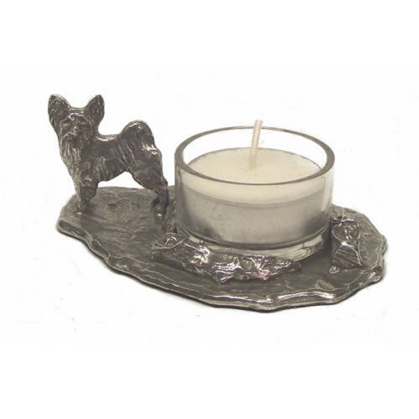 Waxinehouder vlinder hondje - papilon