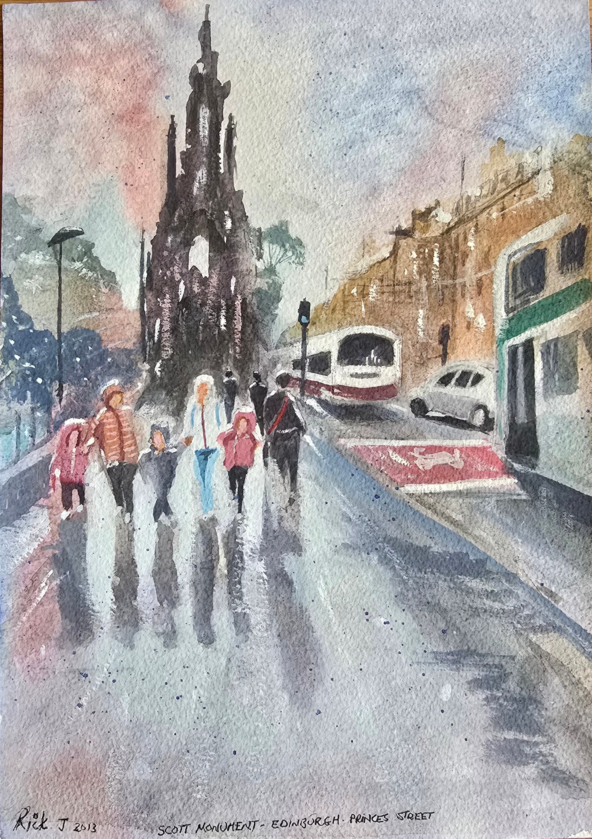 Scott monument Princes Street Edinburgh