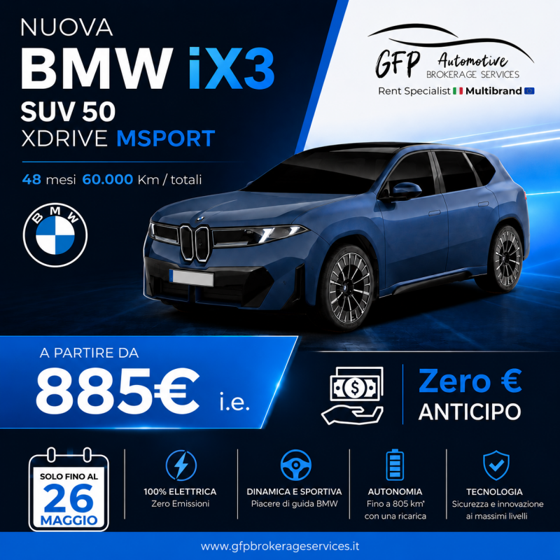 Nuova BMW IX3 XDRIVE SUV 50 MSPORT