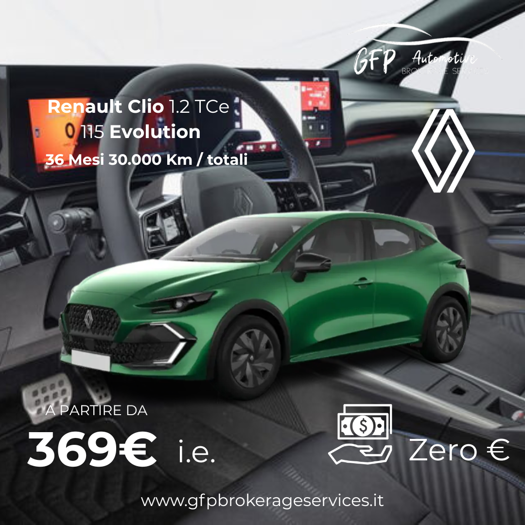 Nuova Renault Clio 1.2 TCe 115 Evolution 