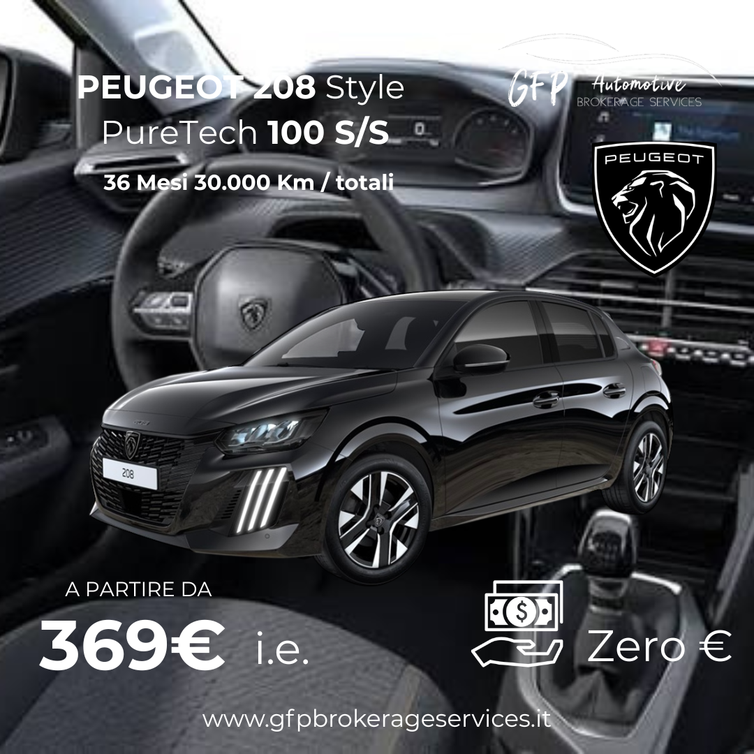 Peugeot 208 Style PureTech 100 s/s