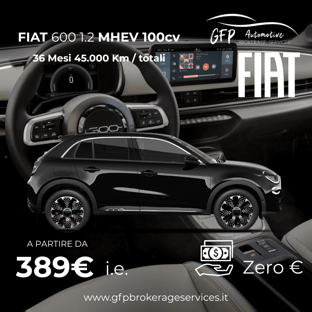 Fiat 600 1.2 MHEV 100Cv 