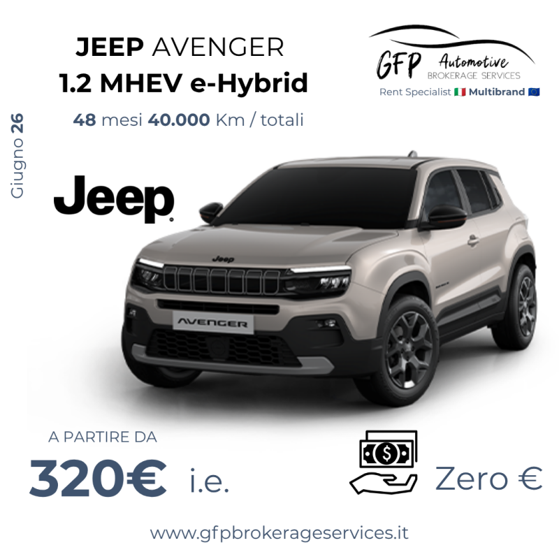 Jeep Avenger 1.2 MHEV e-Hybrid