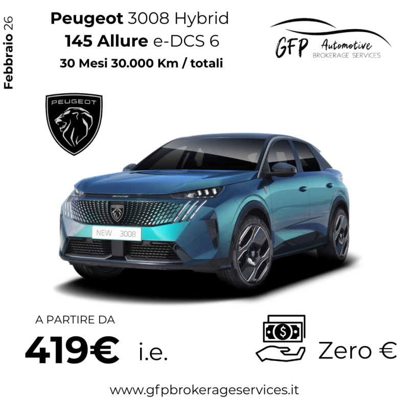 Peugeot 3008 Hybrid 145 Allure a-DCS 6