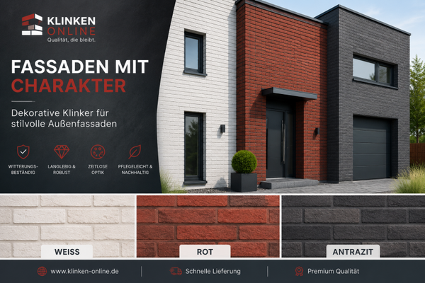 Dekor-Klinker für moderne Außenfassaden