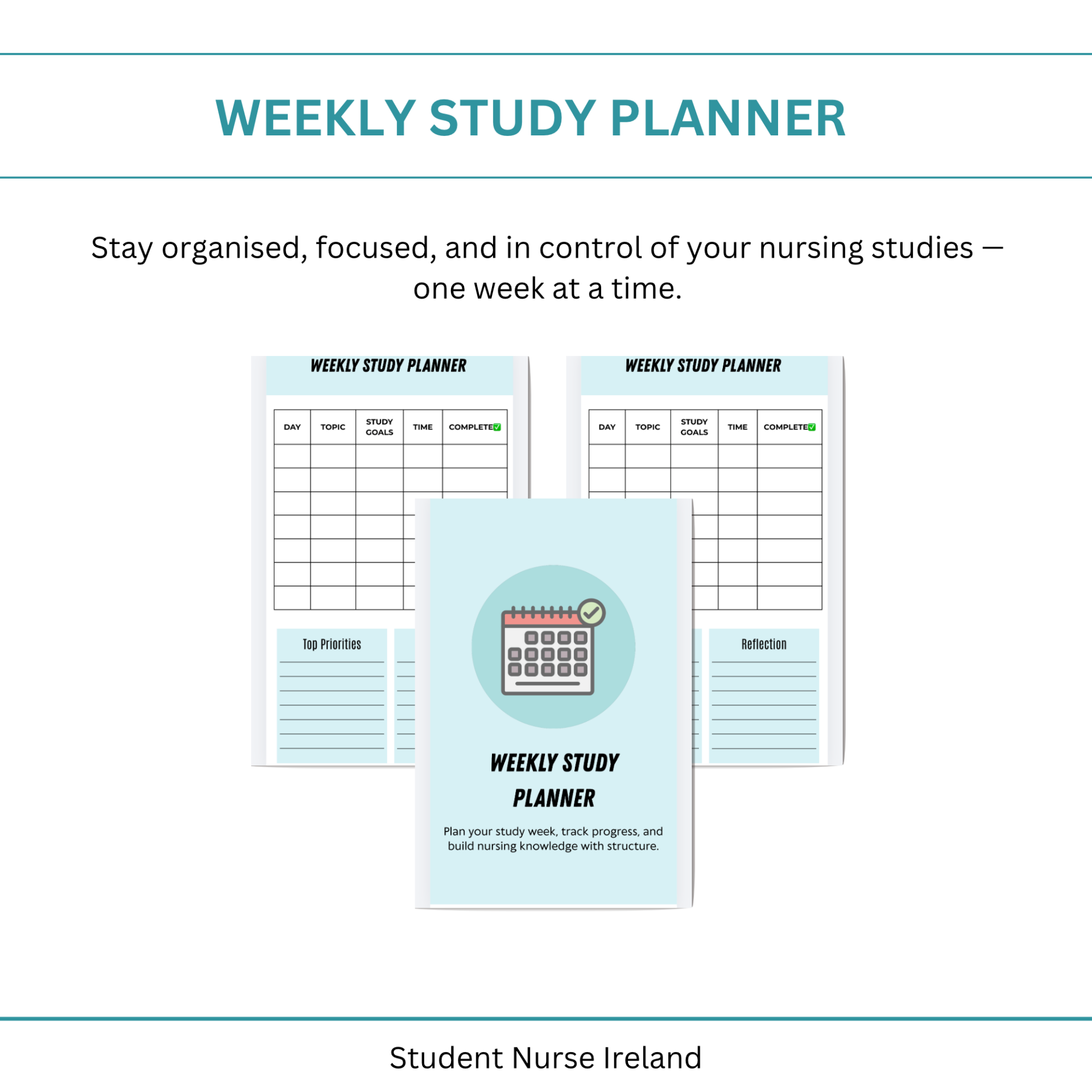 Weekly Study Planner