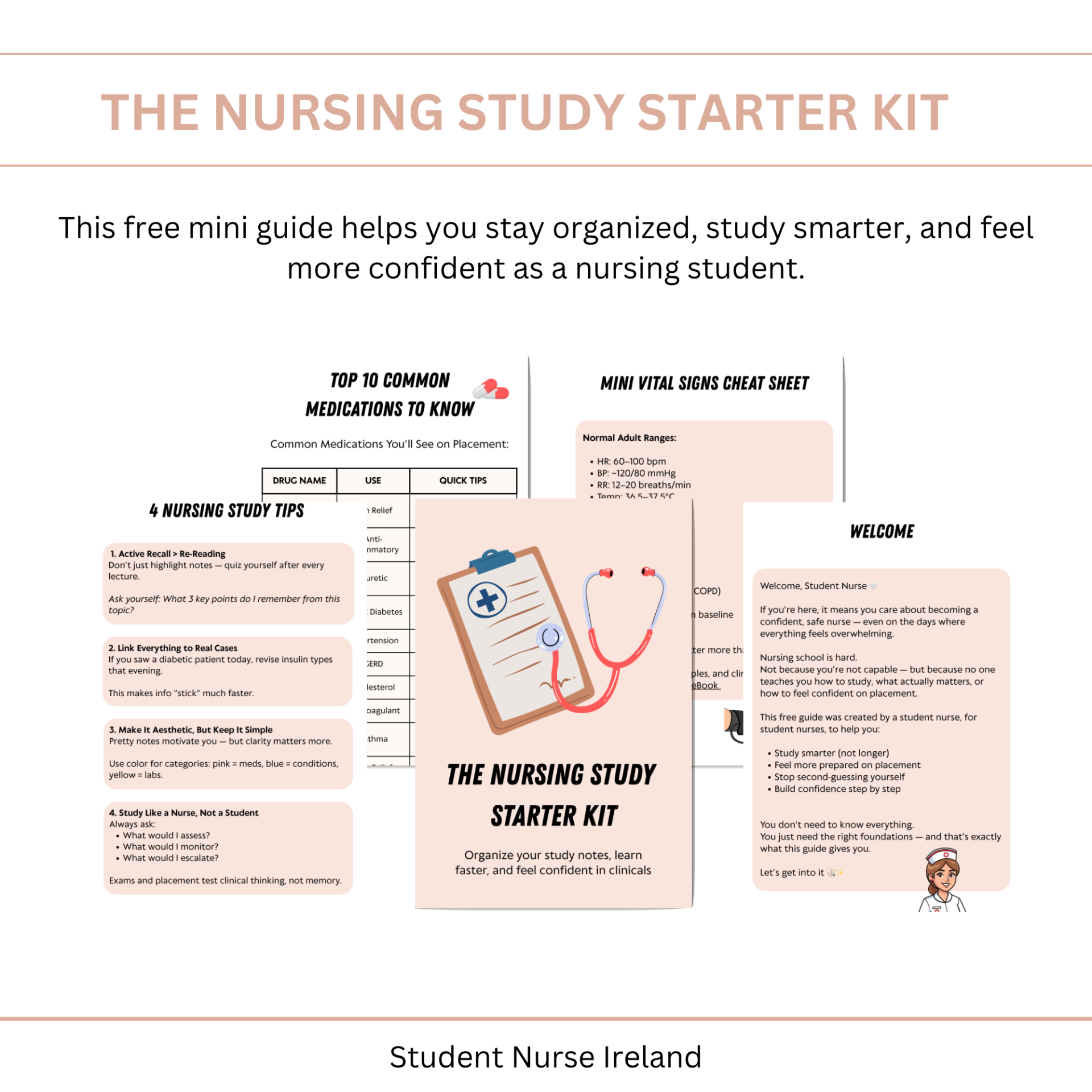 The Nursing Study Starter Kit (Free Download)