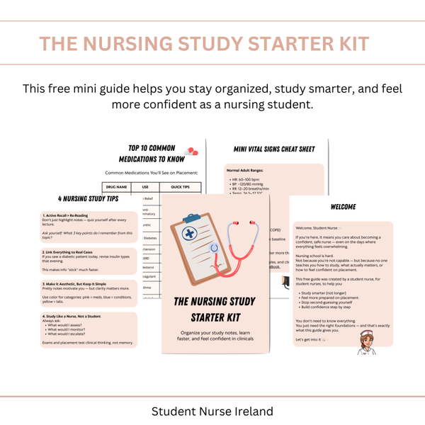 The Nursing Study Starter Kit (Free Download)